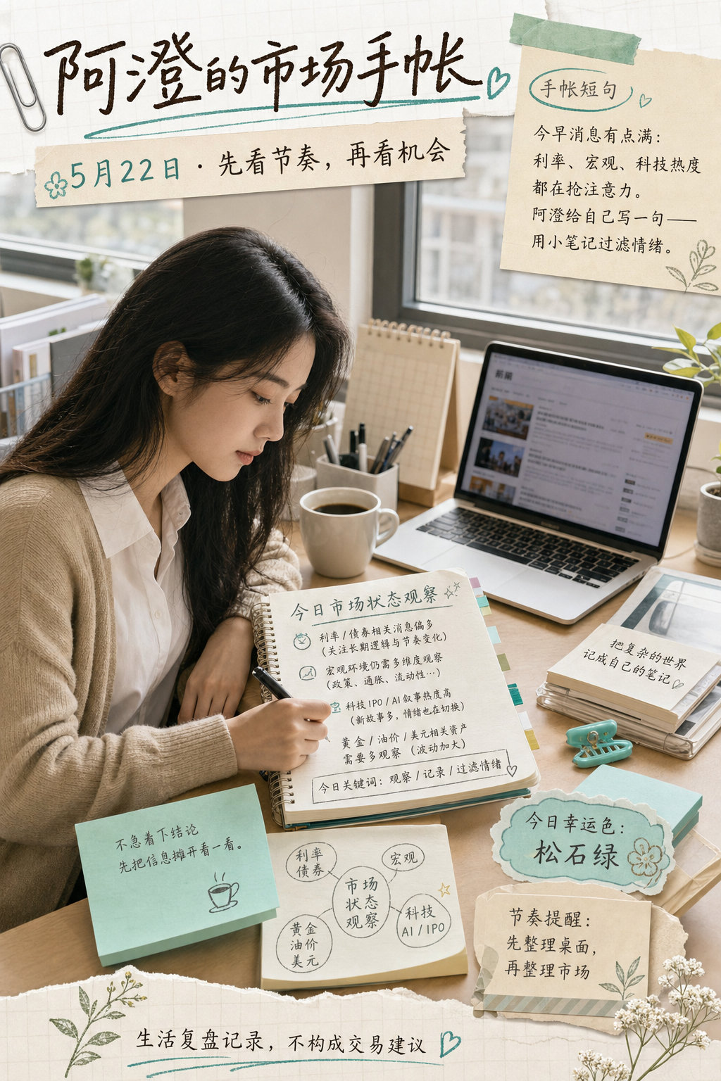 阿澄今日市场手帐插画